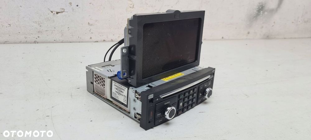 peugeot 207 06- radio 1 din nawigacja oryginał komplet - 2