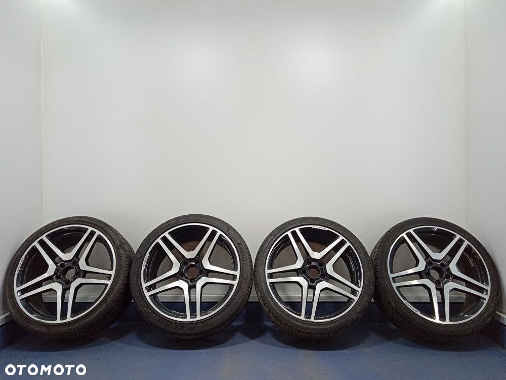MERCEDES W216 W221 ALUFELGI AMG 20 CALI 8.5J 9.5J 5X112 Z OPONAMI KPL - 1