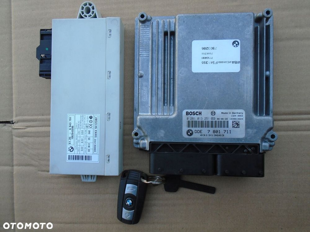 KOMPUTER STEROWNIK SILNIKA BMW E90 E91 320d e60 520d x3 e83 2.0d AUTOMAT - 1