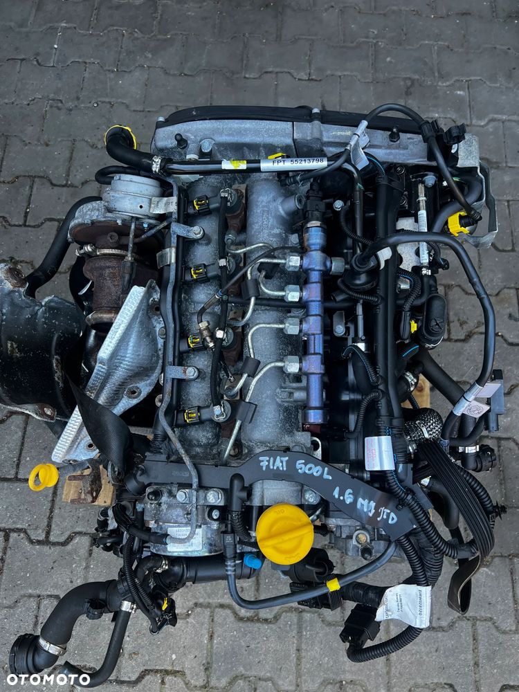 Silnik Kompletny Fiat 500L 1.6 MJ JTD 199b5000 Eur5 SKRZYNIA BIEGÓW 1,6 MJ 55236747 - 2
