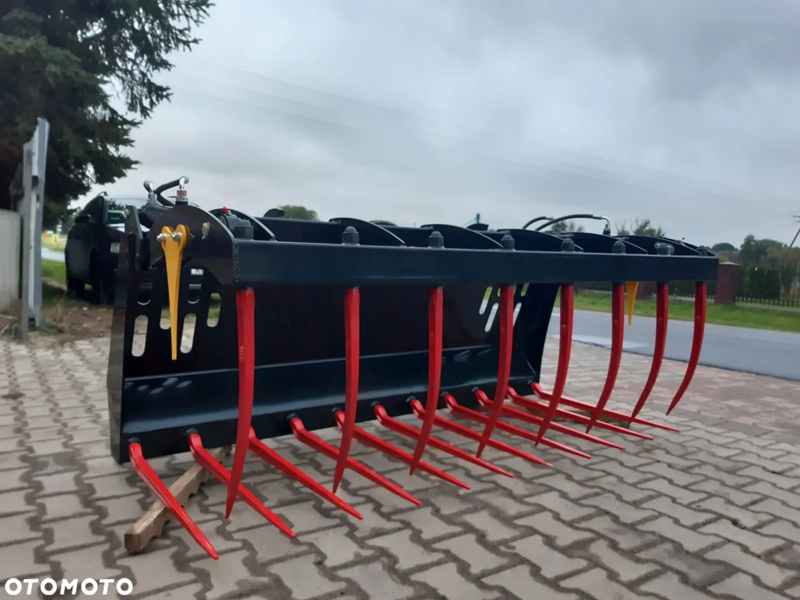 RATY! Krokodyl do ładowarki, 2,2 m, mocowanie JCB, Claas, Manitou, Merlo i wiele innych - 1