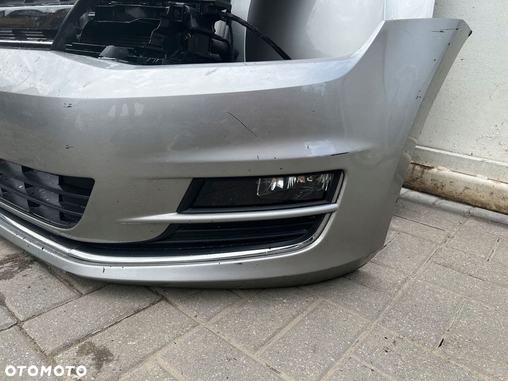 VW GOLF VII PRZÓD ZDERZAK MASKA BŁOTNIKI PAS LAMPY - 3