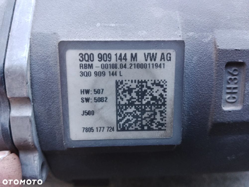 MAGLOWNICA PRZEKŁADNIA VW GOLF 7 VII SEAT SKODA AUDI 3Q0909144L 3Q0909144M - 5