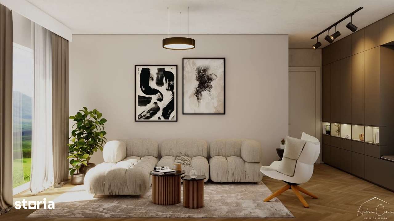 Apartamente noi cu 2 camere, finisate in complex Green Residence — fotografia 1