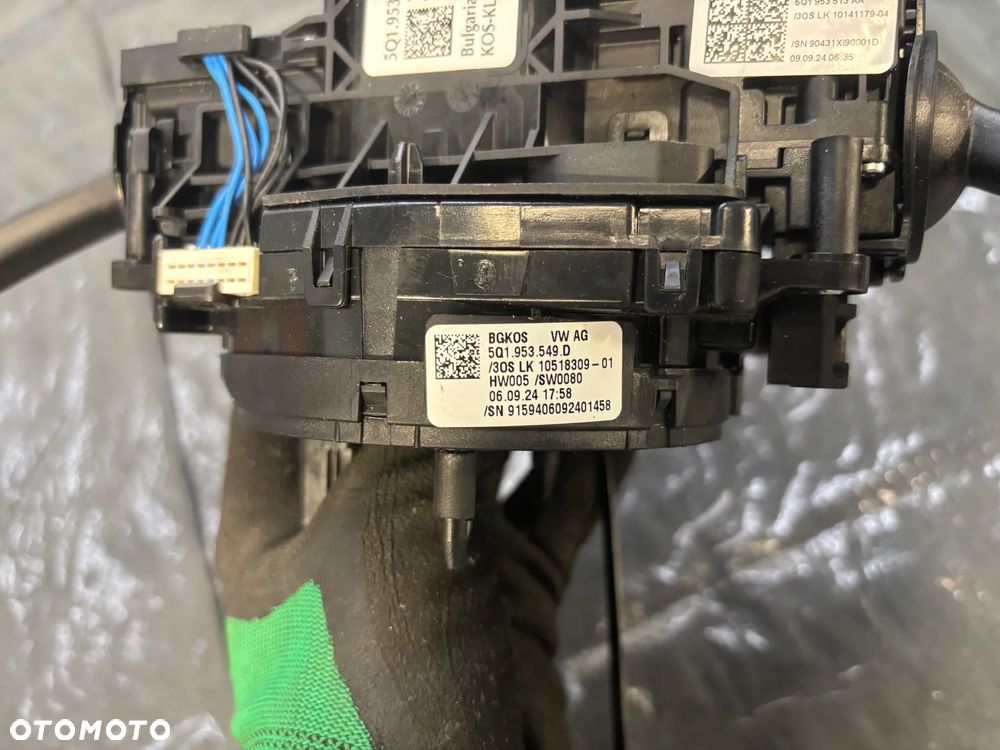 VW Skoda Audi Manetki przełączniki pod kierownicę 5Q1953507FL - 6