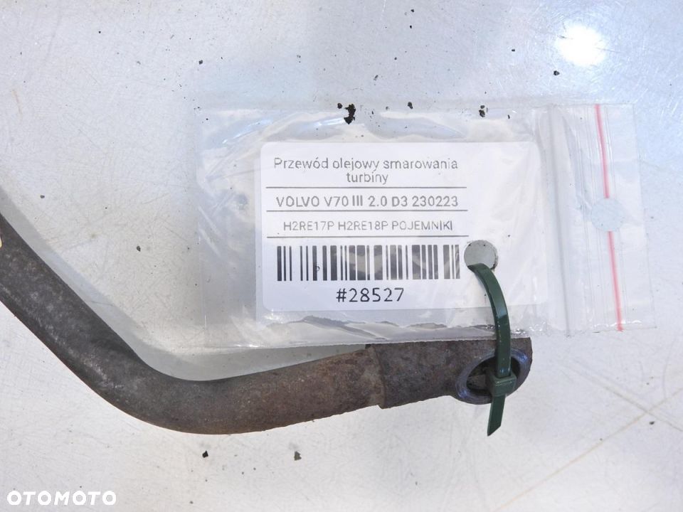 PRZEWÓD OLEJU TURBINY VOLVO V70 III 2.0 D3 - 4