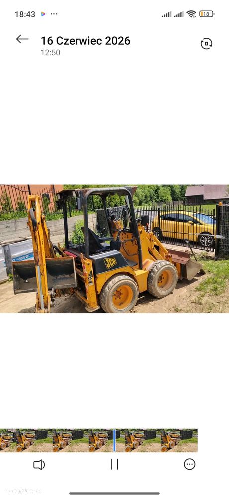 1cx jcb mini koparka ładowarka 2004 rok - 1