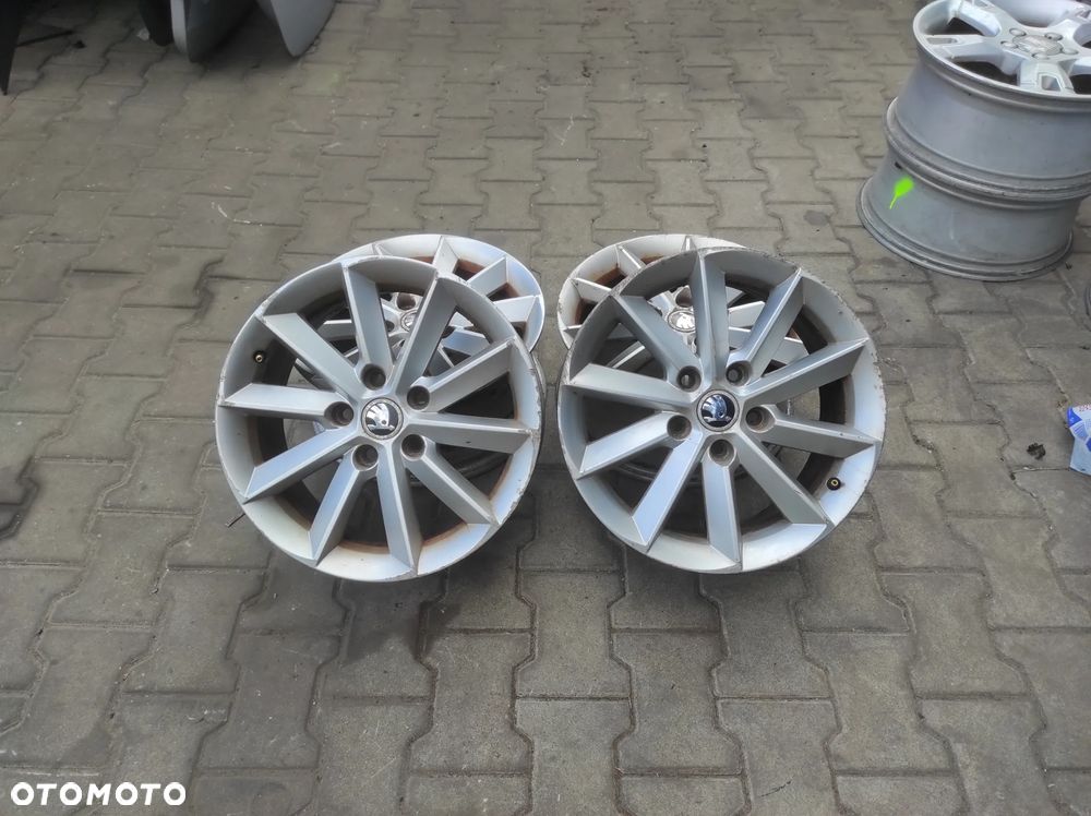 FELGI ALUMNIOWE ALUFELGI FELGI KOŁA 5X112 7J R16 ET45 3T0601025R AUDI A3 8P A4 B6 B7 VW CADDY TOURAN PASSAT B5 B6 B7 EOS SIROCCO GOLF 5 6 KOMBI JETTA PLUS SEAT LEON 2 ALTEA TOLEDO 3 ALTEA XL SKODA OCTAVIA 2 SUPERB 1 2 KOMPLET WYSYŁKA !!!! - 2