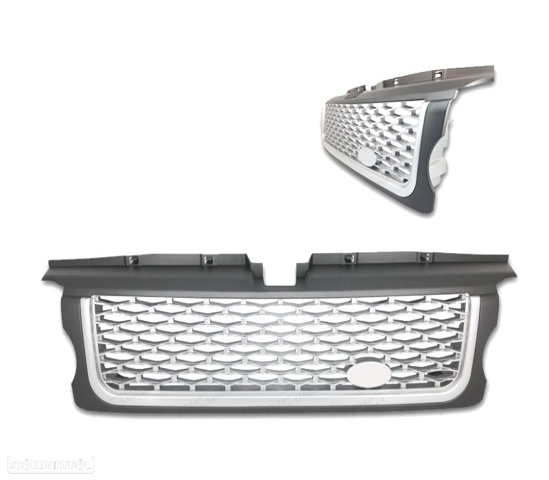 GRELHA FRONTAL AUTOBIOGRAPHY SILVER EDITION RANGE ROVER SPORT 05-09 - 3