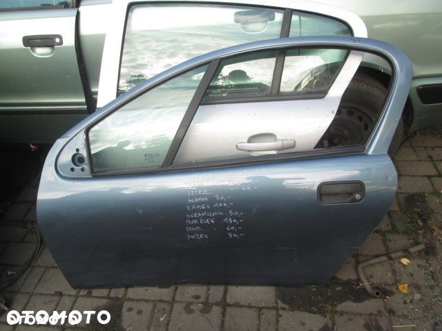 DRZWI OPEL TIGRA I LEWY PRZÓD PODNOŚNIK ZAMEK SZYBA - 1