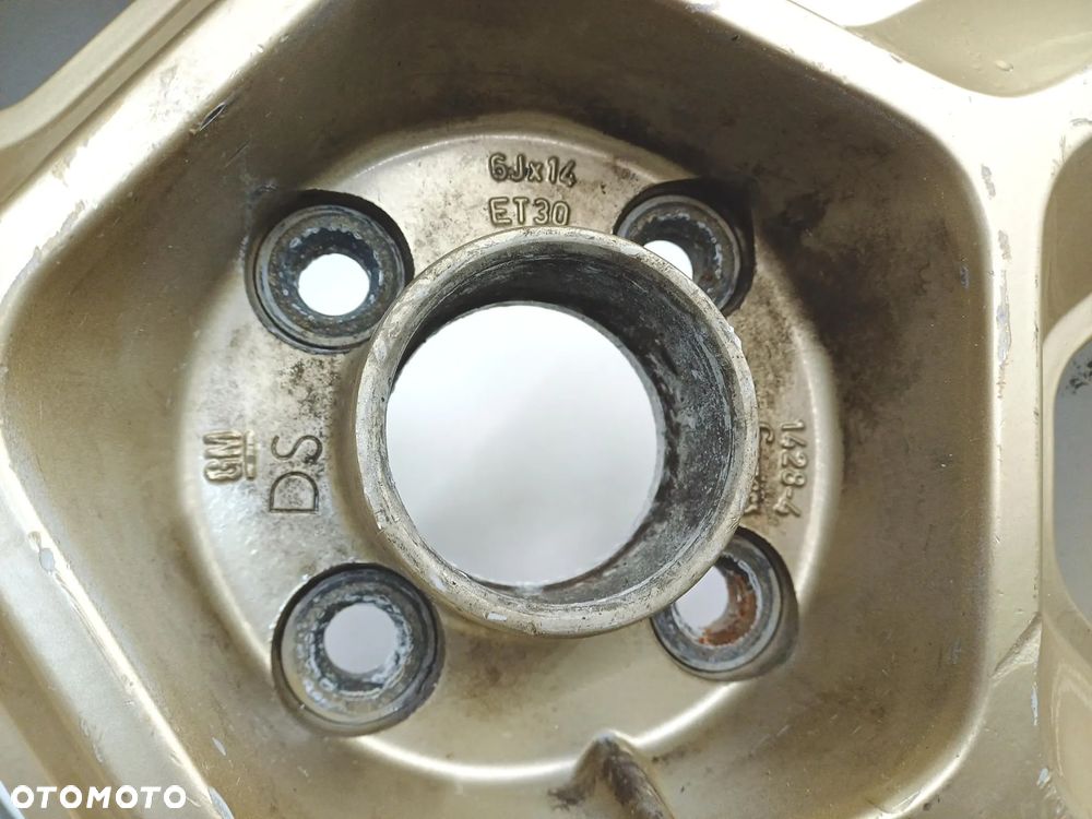 felgi ALU 14 4x100 opel manta Gsi Rekord Vectra A kadett ORI OEM Klasyk - 9