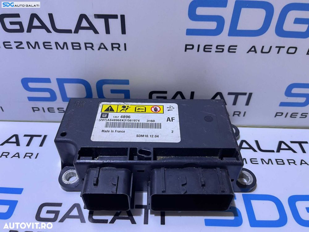 Unitate Modul Calculator Airbag Opel Astra J 2009 - 2015 Cod 13574896 [L3678] - 1