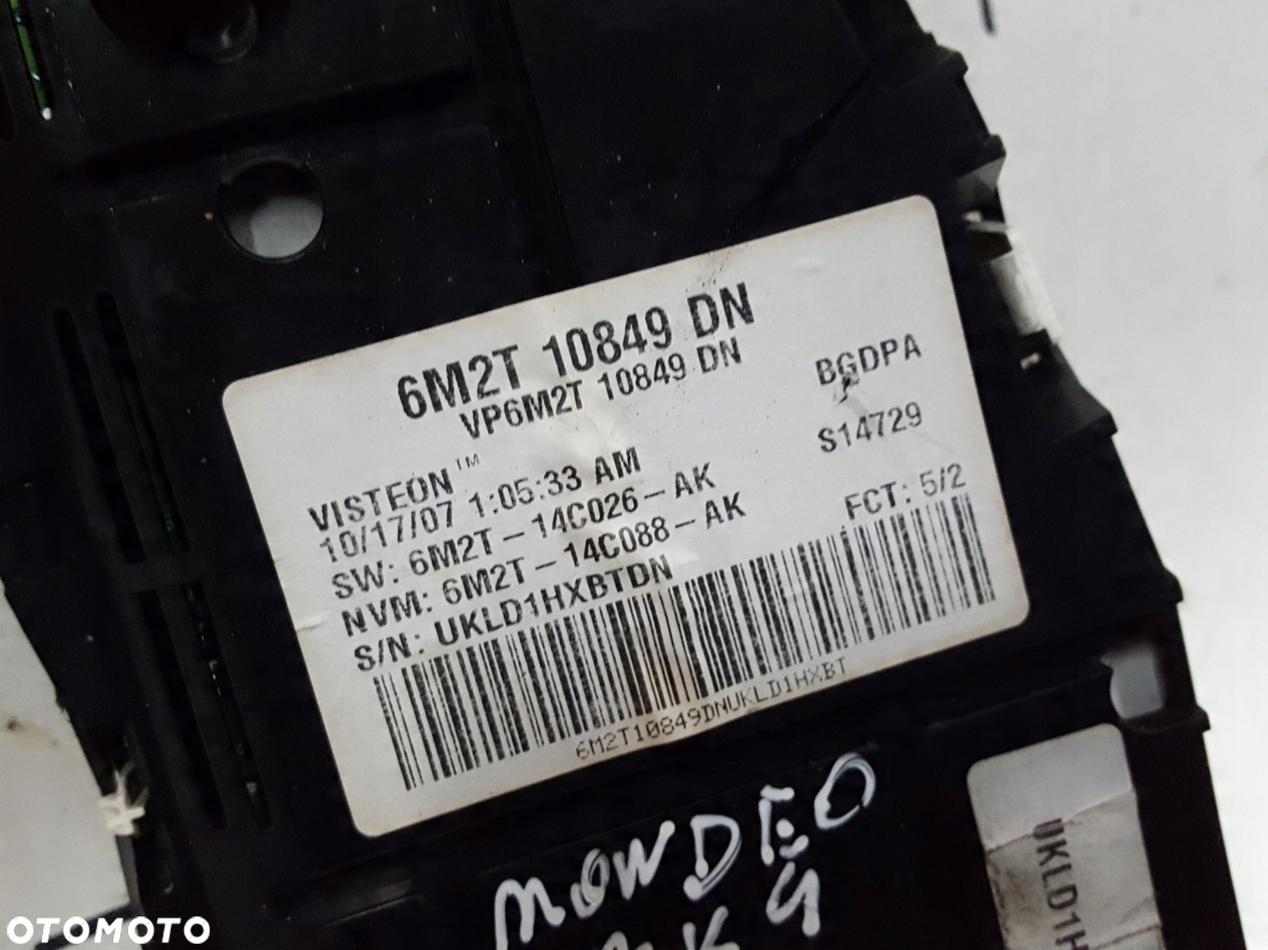 FORD MONDEO MK4 07r- 1.8 TDCI LICZNIK ANGLIK - 3