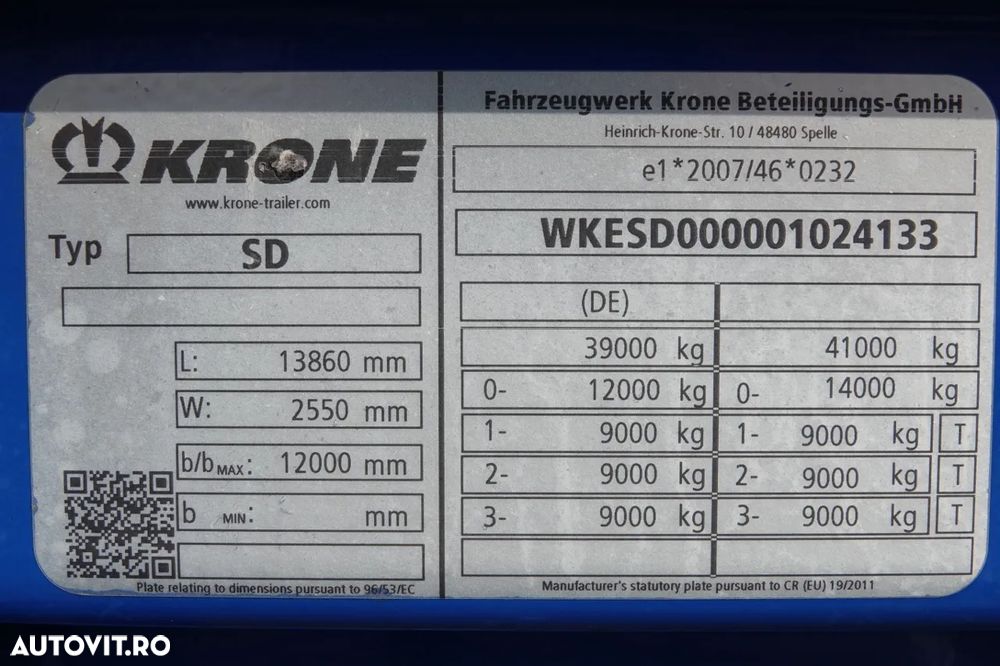 Krone CORTINĂ  / STANDARD / IMPORTAT DIN GERMANIA - 29