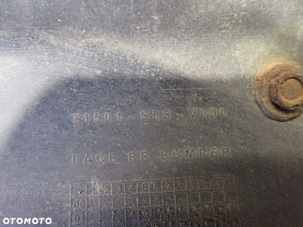 ZDERZAK TYŁ HONDA CIVIC VII 71501-S5S-V000 - 24