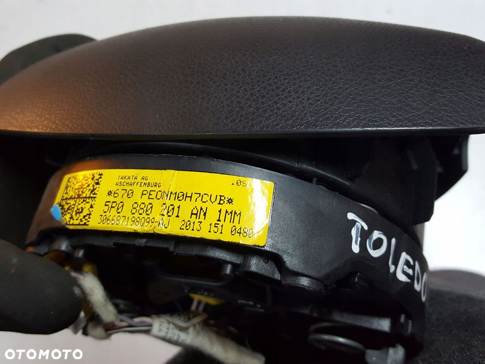 SEAT TOLEDO 4 IV 12-18r PODUSZKA AIRBAG KIEROWCY 5P0880201AN - 5