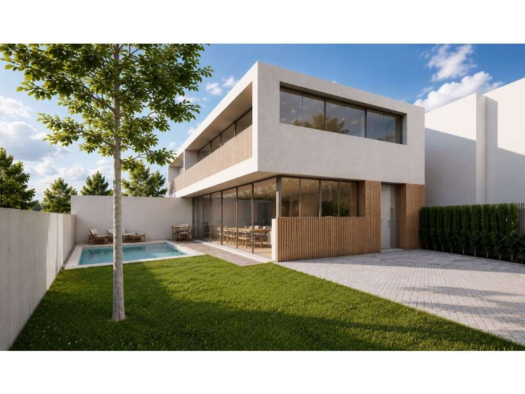 Terreno com projeto de arquitetura aprovado em Amarante - Grande imagem: 2/6