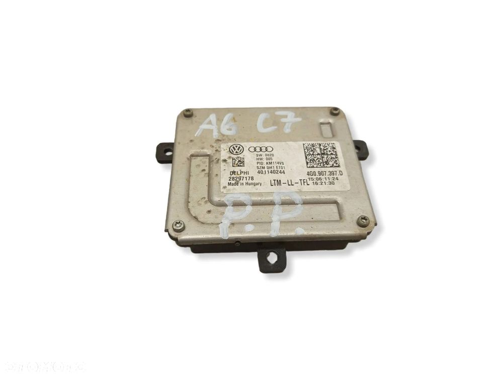 Przetwornica Moduł Reflektora XENON LED Audi A6 S6 C7 4G 4G0907397D - 9