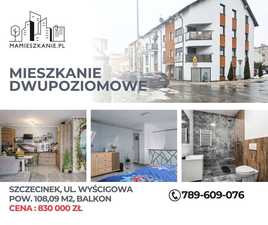 108 m² | Dwupoziomowe | 2019 | Balkon
