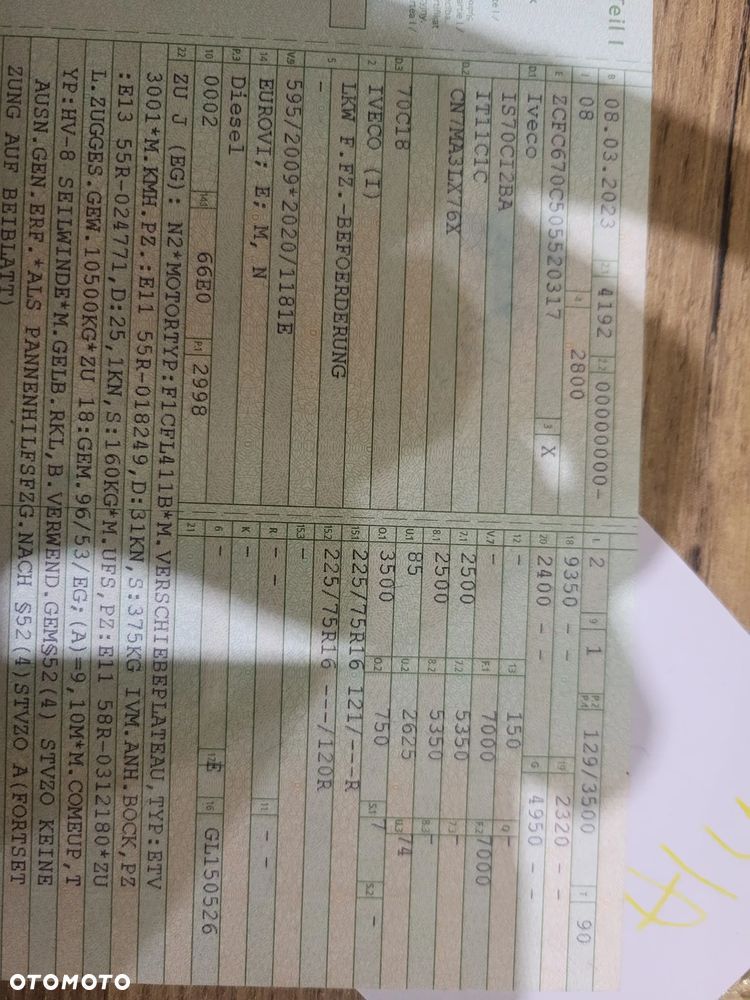 Iveco Iveco Daily 70c18 - 23