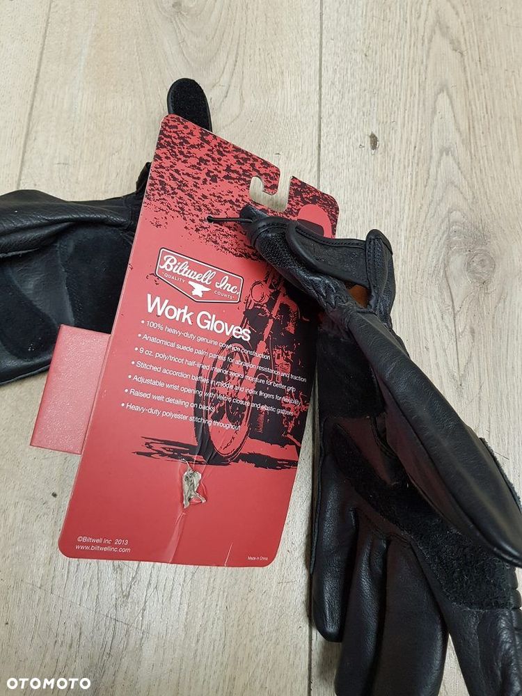 Rękawiczki skórzane na Motocykl Skuter Biltwell Rozmiar XL - 8