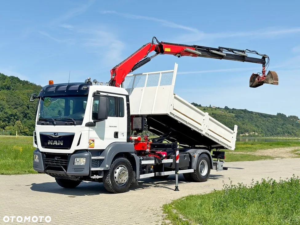 MAN TGS 18.360 * WYWROTKA 4,80 m* FASSI F135A.0.23 + PILOT * STAN BDB - 2
