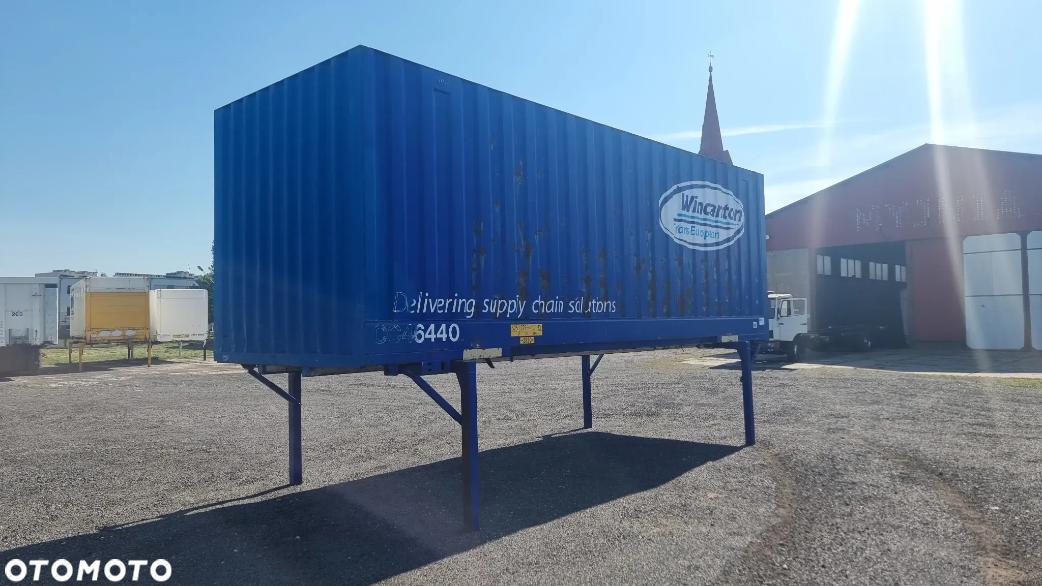 Krone 8.500zł netto KONTENER BDF 7.45x2.50 STALOWY ZAMYKANY ROLETĄ GARAŻ MAGAZYN MOŻLIWOŚĆ TRANSPORTU ST.BDB - 4