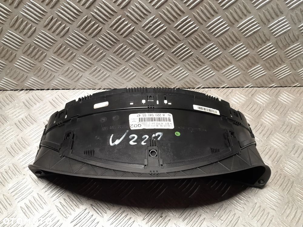 MERCEDES W220 LICZNIK ZEGARY PRĘDKOŚCIOMIERZ A2205405547 - 4