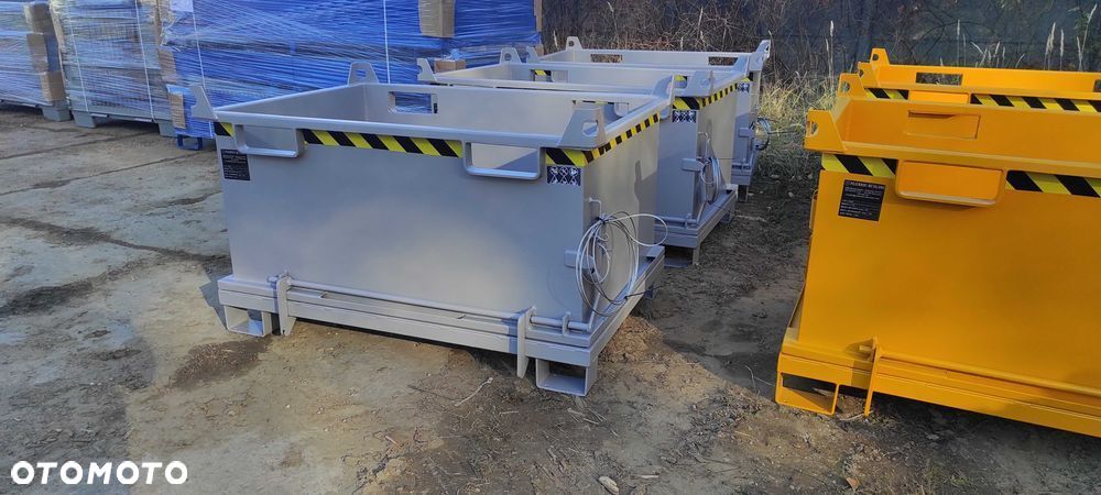Pojemnik na Drewno, Złom, Szkło Samowyładowczy PMDB 500L Kontener - 4