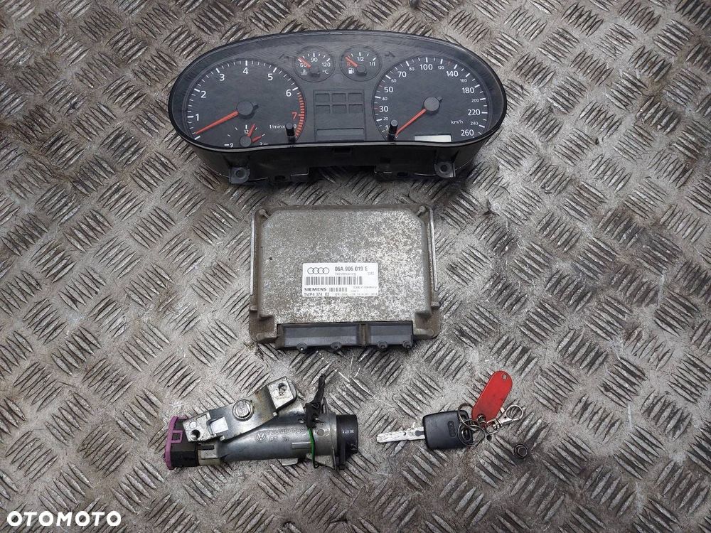 ZESTAW STARTOWY AUDI A3 8L 1.6 8V 06A906019E 1J0419959 8L0919860C - 1