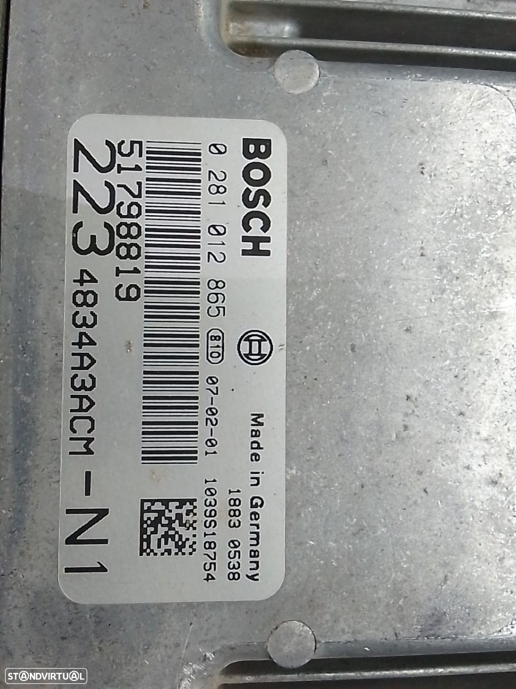 Centralina Do Motor Fiat Doblo Cargo (223_) - 3