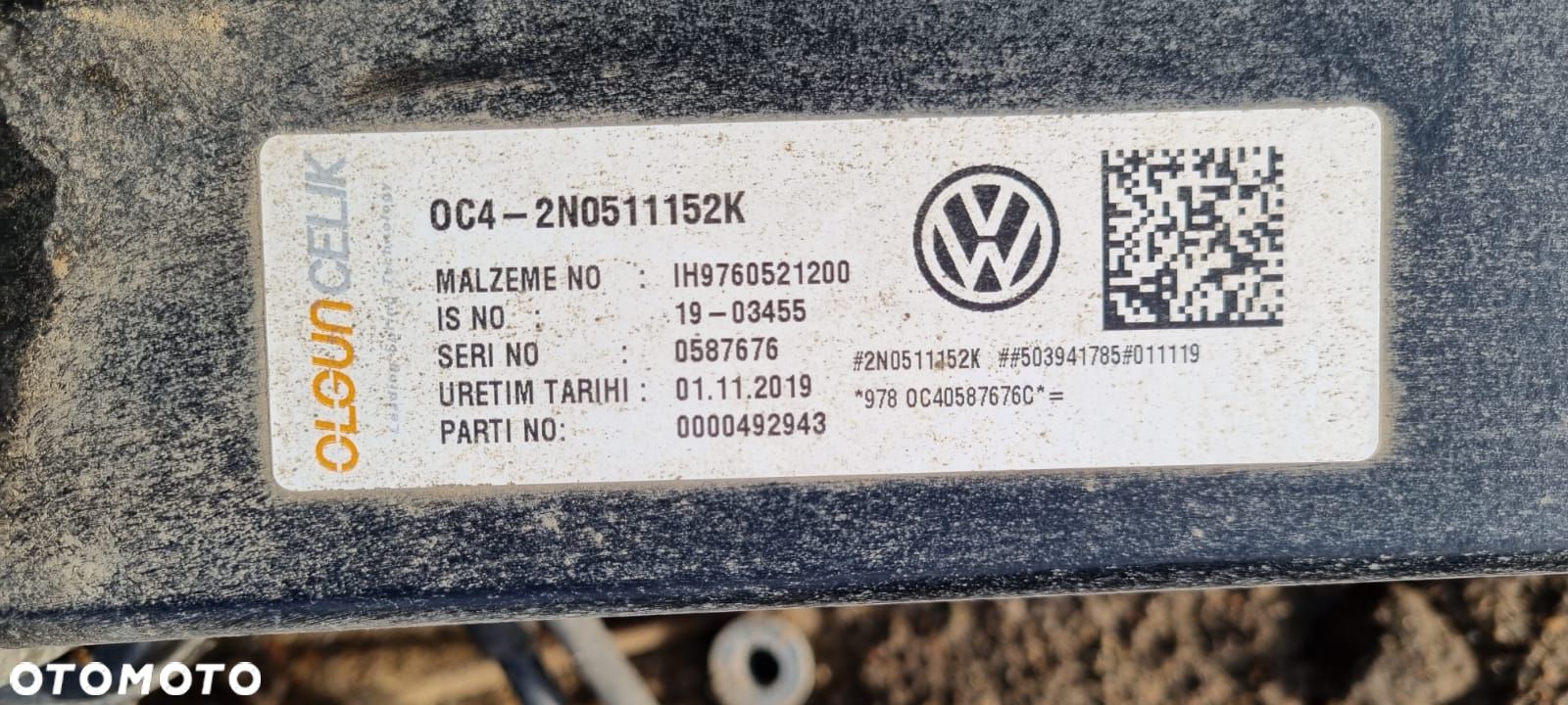 Resor tylny tył Vw Crafter II Man Tge bliźniak - 1