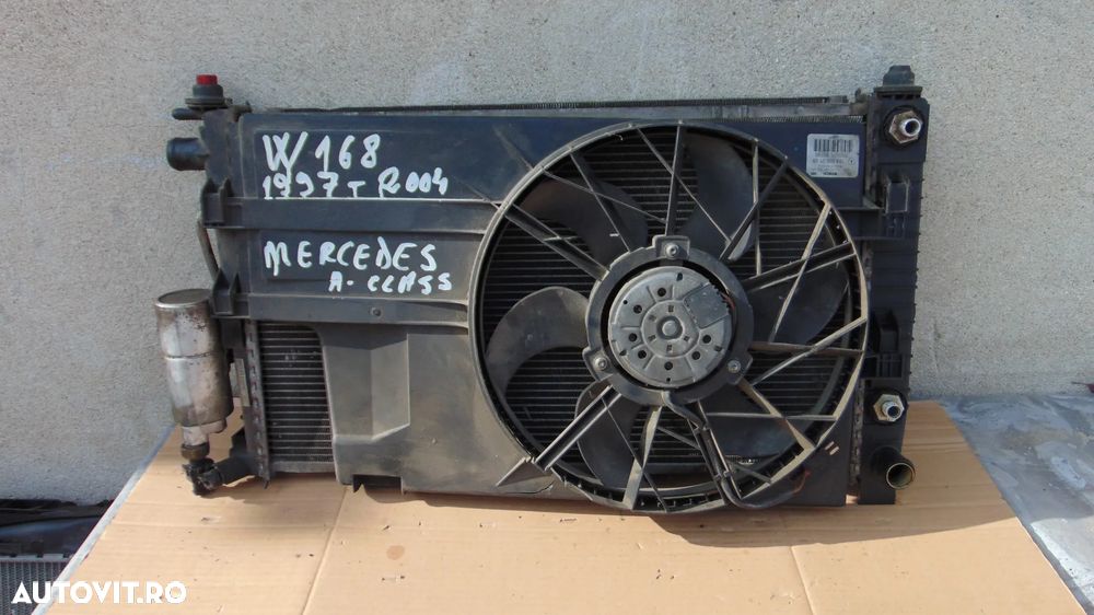 Electroventilator,radiator apa/clima Mercedes A-Class W 168/A170  1.4/1.6 benzina an 1999-2004 - 2