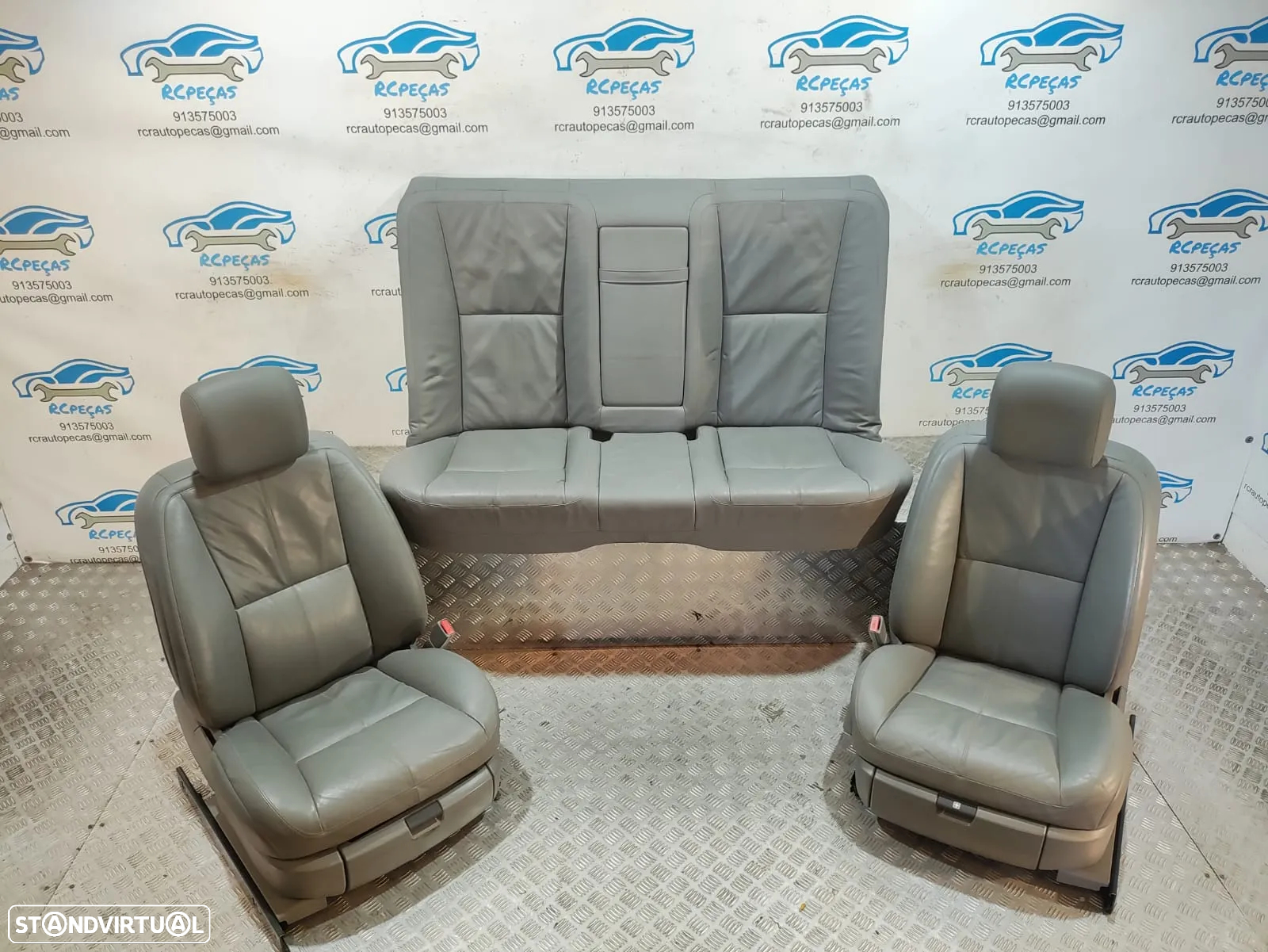 Conjunto Bancos em Pele Elétricos Mercedes Class S W221 - 9