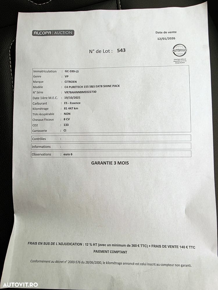 Citroën C4 PureTech 155 Stop&Start EAT8 SHINE - 32