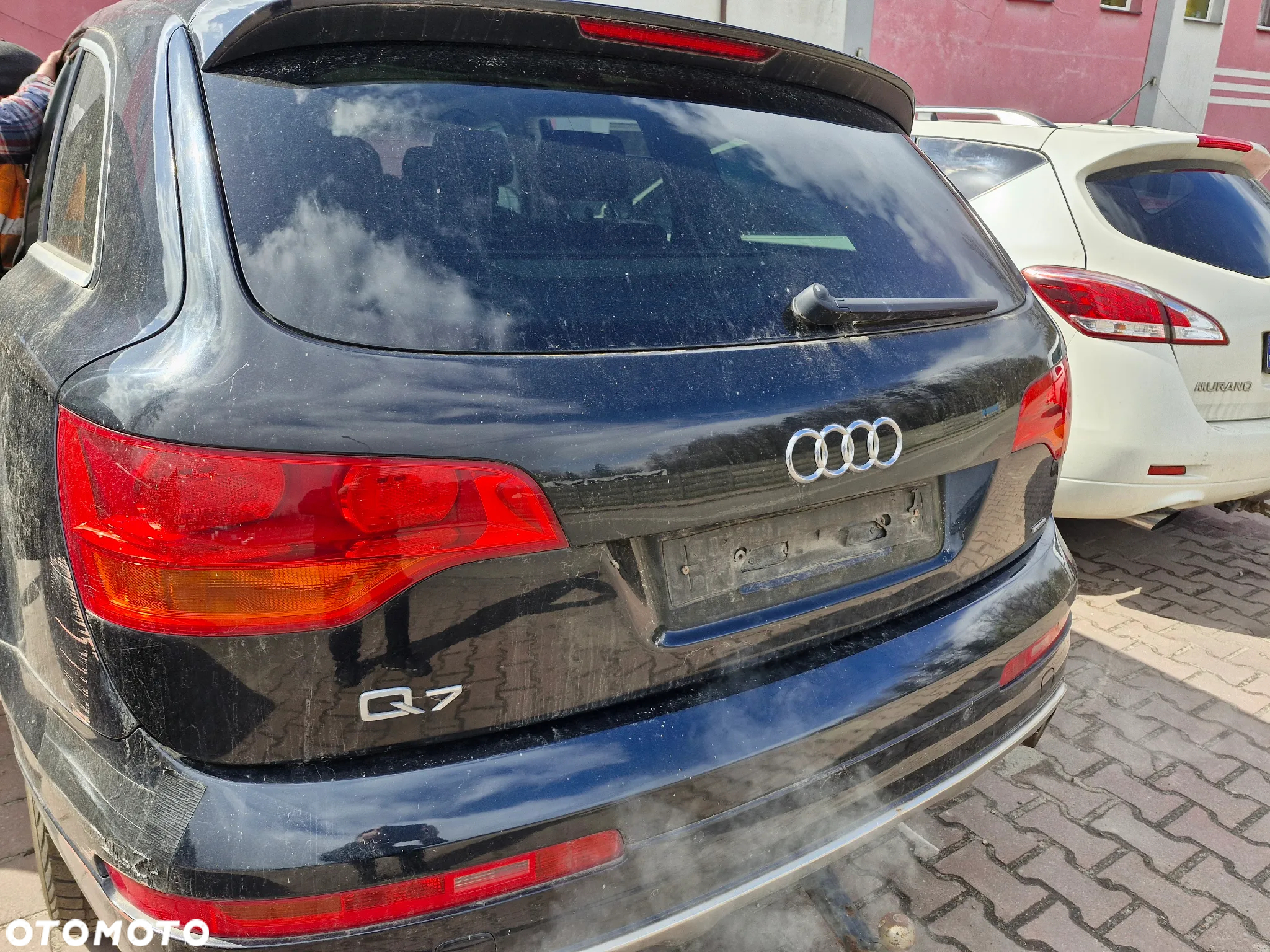 Audi Q7 3,0TDI V6 BUG zderzak drzwi maska klapa szyby silnik fotele skóra - Pojazd na czesci demontaż - 5