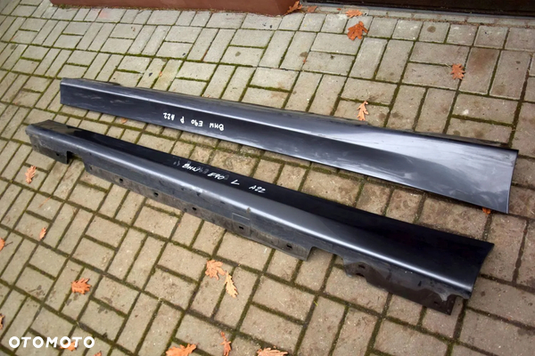 BMW E90 PRAWA Listwa nakładka progowa próg A22/7 Sparkling Graphite Metallic