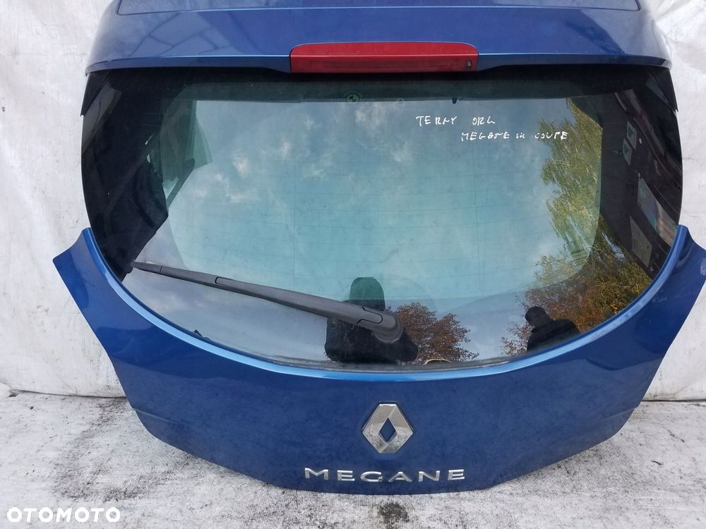 KLAPA BAGAŻNIKA TYŁ RENAULT MEGANE III COUPE KOD TERNA - 7