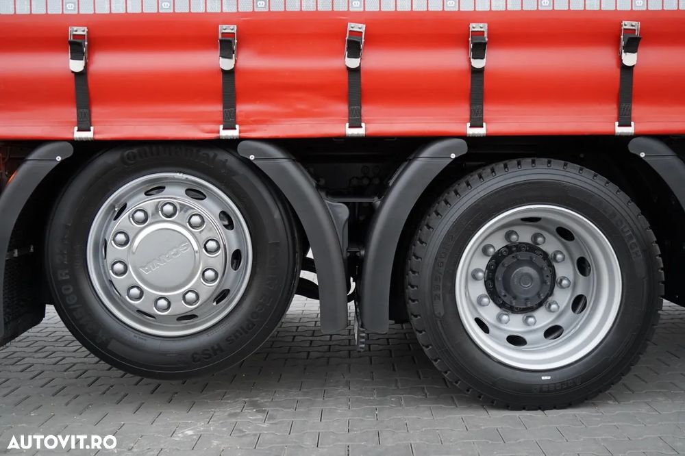 Scania S 460 / CORTINĂ 8.1 M / 60 M3 / SOLO / 6X2 / PUNTE RIDICATĂ / PUNTE DIRECȚIE - 20