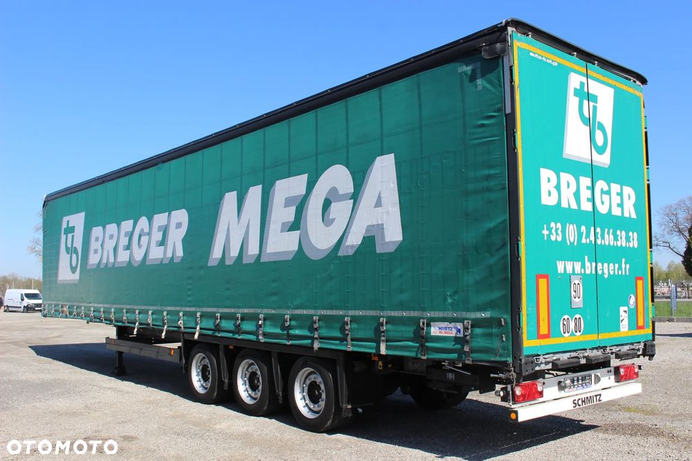 Schmitz Cargobull FIRANKA  /OSIE SCHMITZ /MEGA / DACH PODNOSZONY/ RAMA OCYNK /SERWIS FR / IDEALNY STAN / - 9