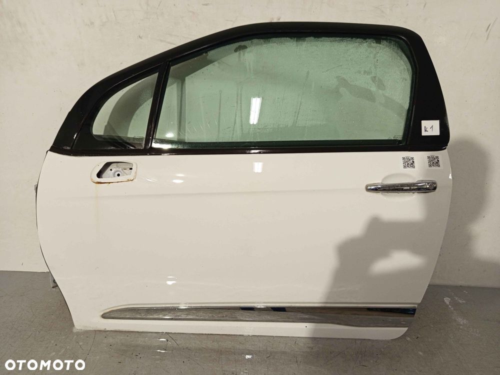 + DRZWI PRZÓD PRZEDNIE LEWE CITROEN DS3 EWP EWPA BIAŁE 3D 3 DRZWI HB - 1