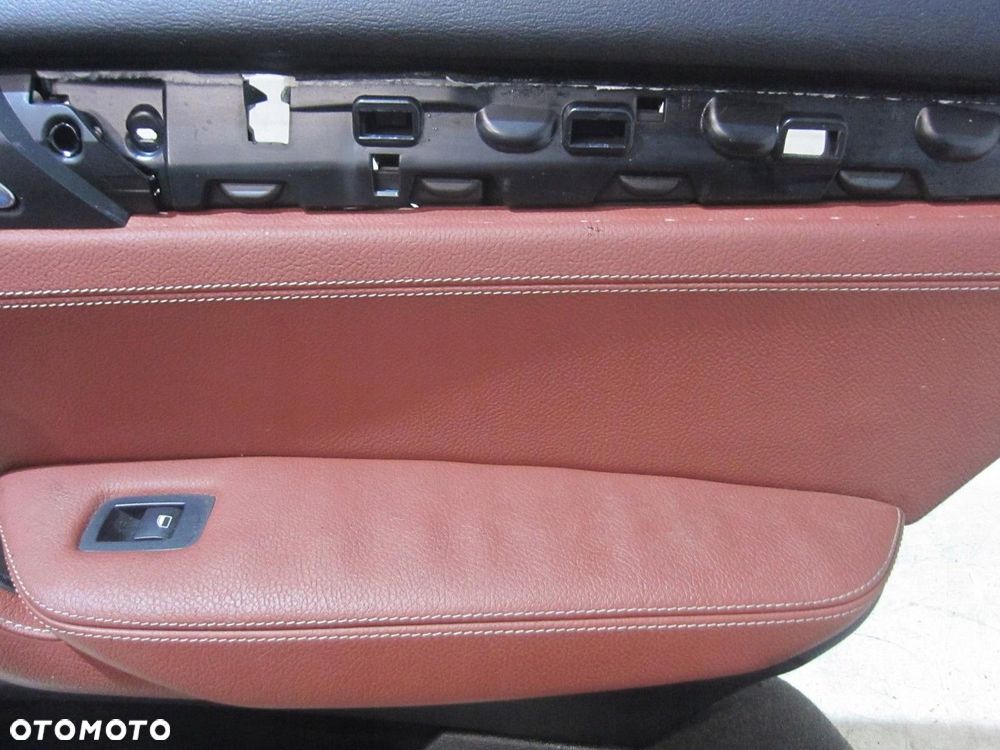 BMW X3 F25 BOCZEK TAPICERKA DRZWI PRAWYCH TYLNYCH TYŁ ROTBRAUN 7279938 - 4