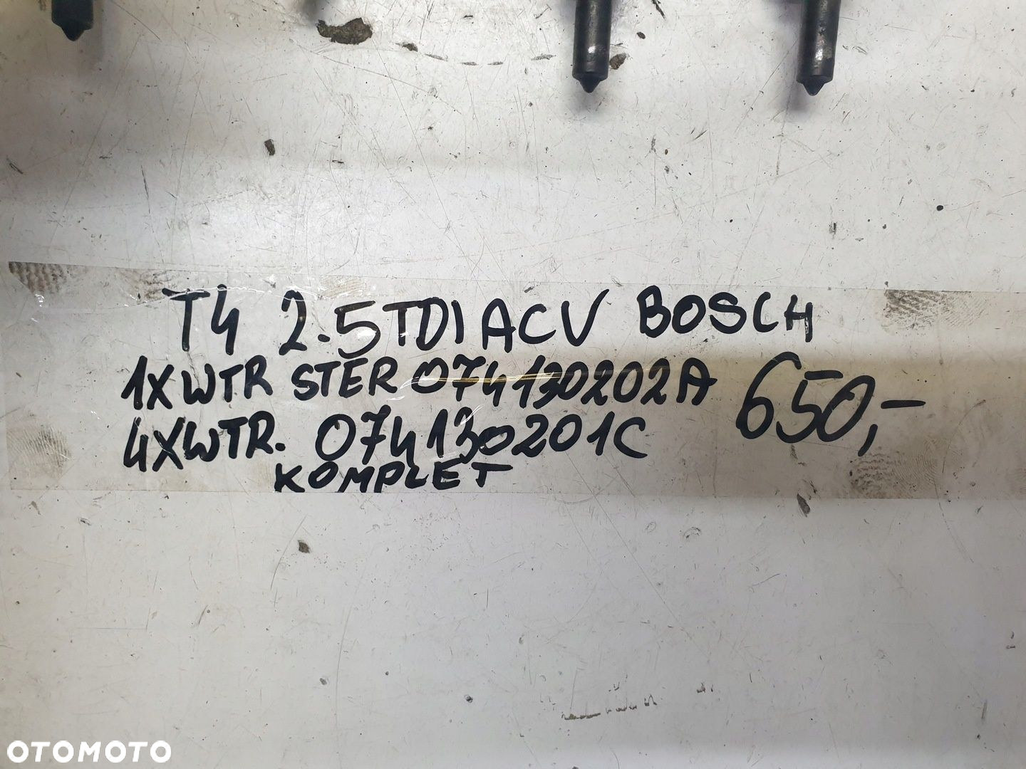 WTRYSK WTRYSKIWACZ VW T4 2.5 TDI BOSCH 074130202A 074130201C - 5