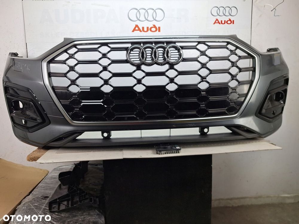 ZDERZAK AUDI SQ5 Q5 80A 80F 2020-2024 S-LINE LIFT CHROM EDITION ATRAPA - 1