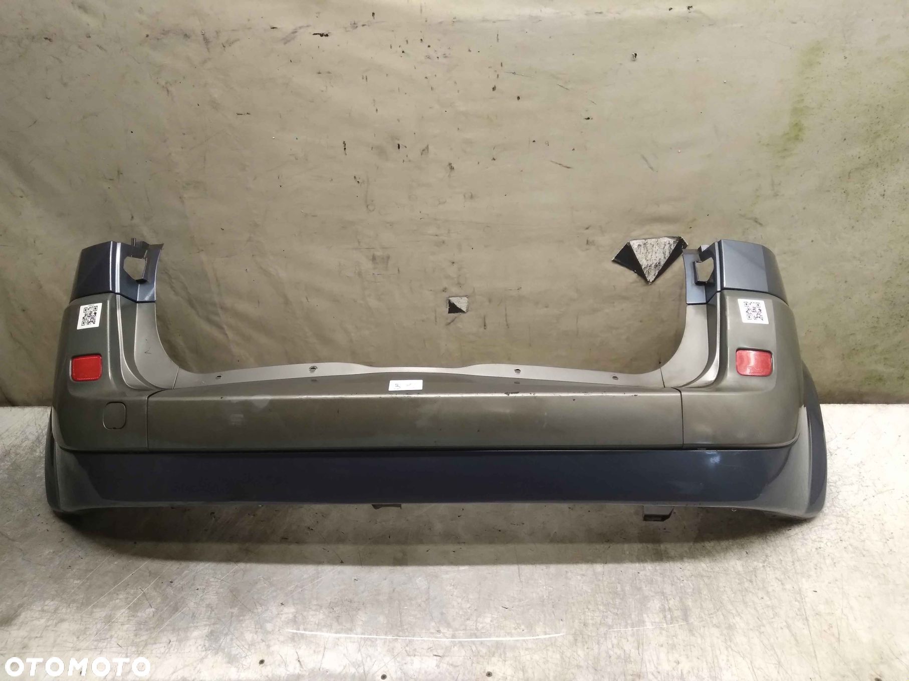 ^ ZDERZAK TYŁ TYLNY DO RENAULT SCENIC II 2 TEB66 SZARY - 1