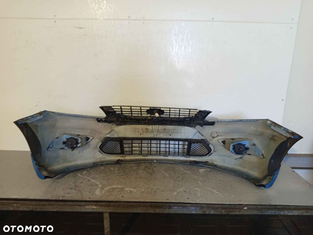 + ZDERZAK PRZÓD PRZEDNI FORD FOCUS MK.2 2 II LIFT FL ST RS BŁĘKITNY MORSKI HALOGENY - 5
