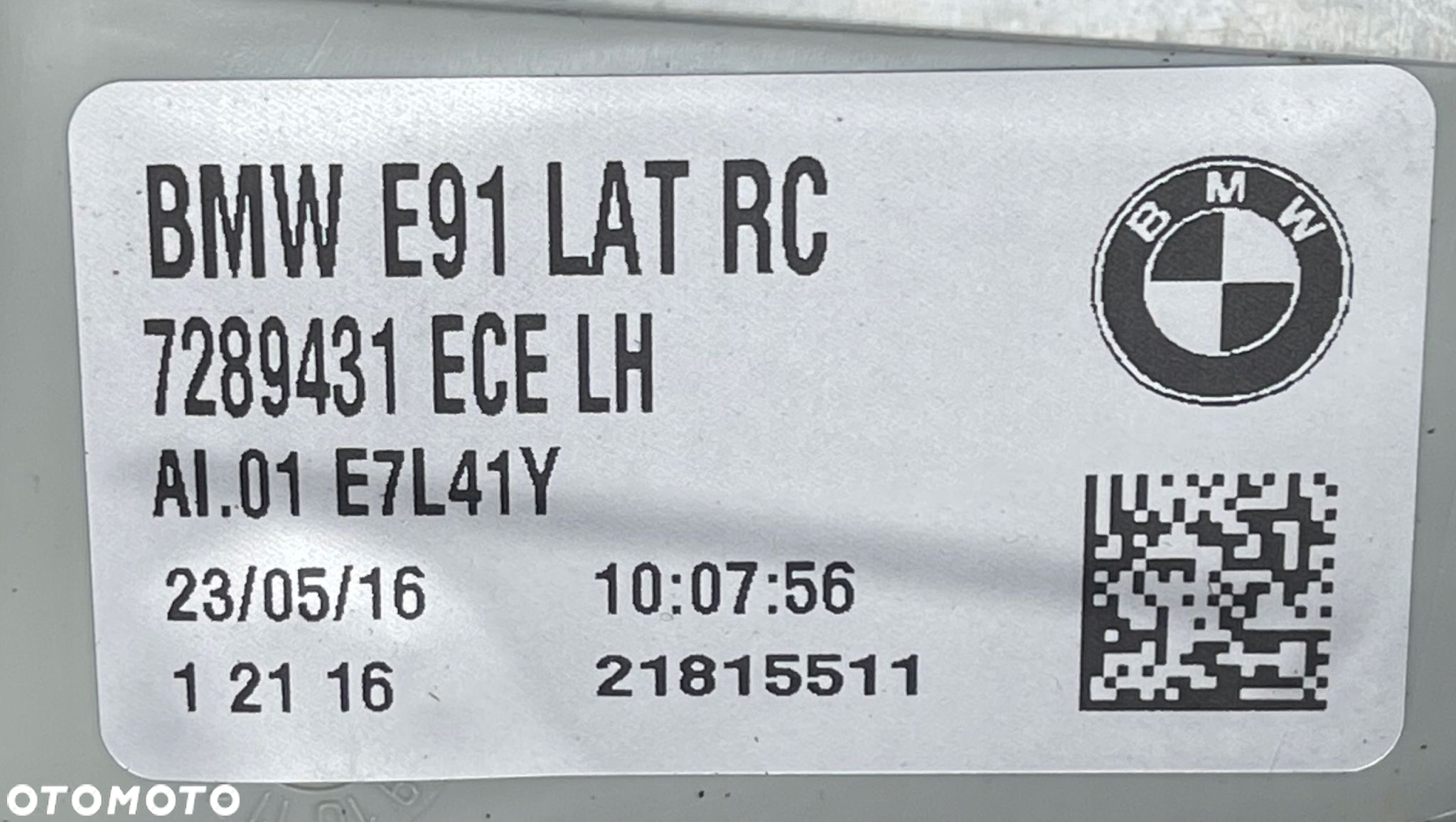 BMW 3 E91 LIFT LCI LAMPA LEWA TYŁ BŁOTNIKA LED 7289431 NOWA - 5