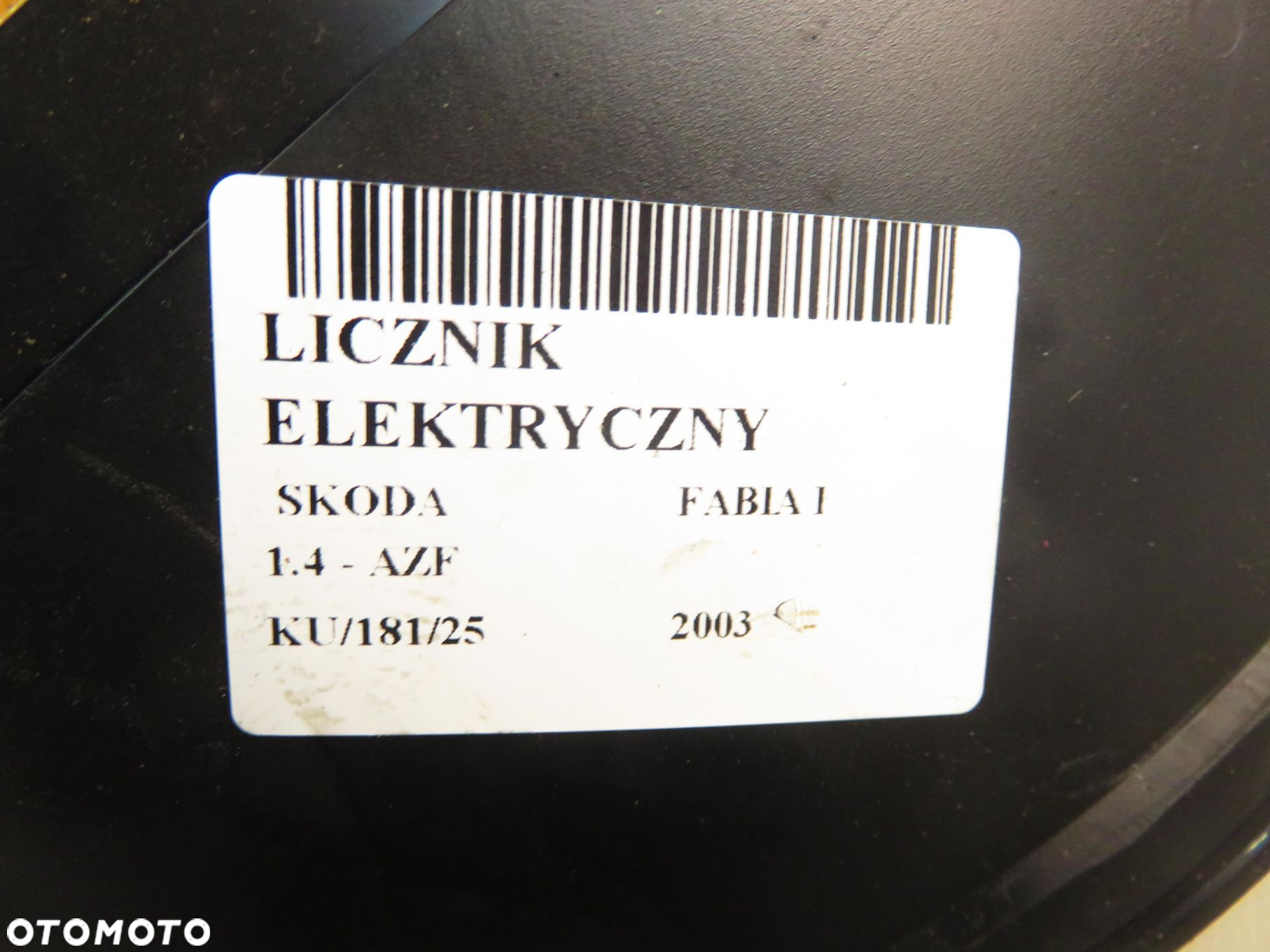 LICZNIK SKODA FABIA I 1.4 - AZF 6Y1920860G 110080014011 - 12
