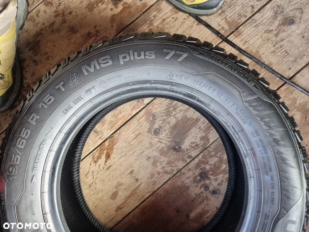 Opony Uniroyal MS plus 77 195/65R15 91T 2015r,4x7,2mm bdb stan - 11