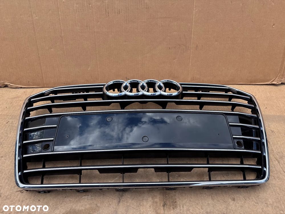 Audi A6 4G C7 Lift 4G0 Znaczek Oryginalna Atrapa Grill Zderzaka Przedniego Przednia 4G0853651AE 4G0853651AF 4G0853653K PDC Pod Czujniki Parkowania - 11